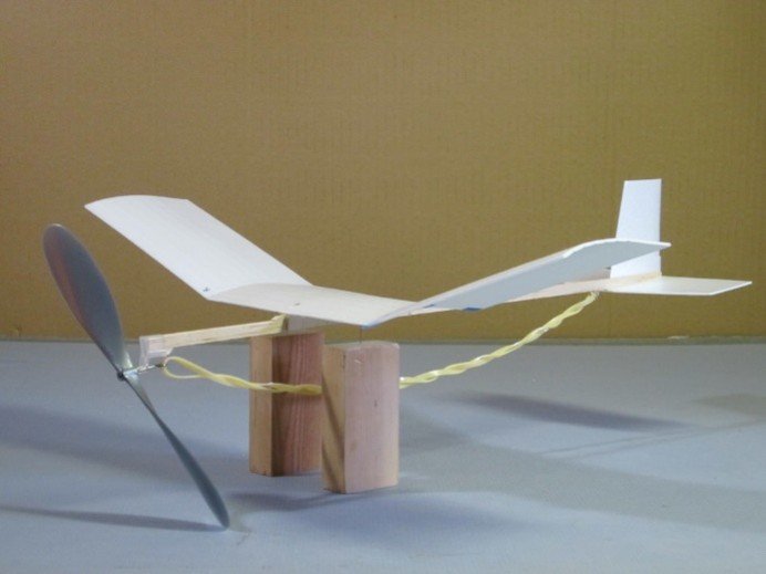Rubber Band Powered Aircraft